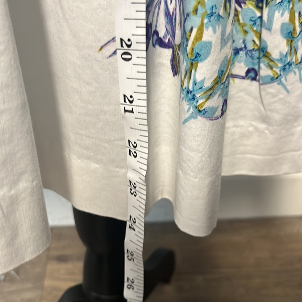 Talbots Pleated Floral Stretch Skirt - Picture 4 of 4